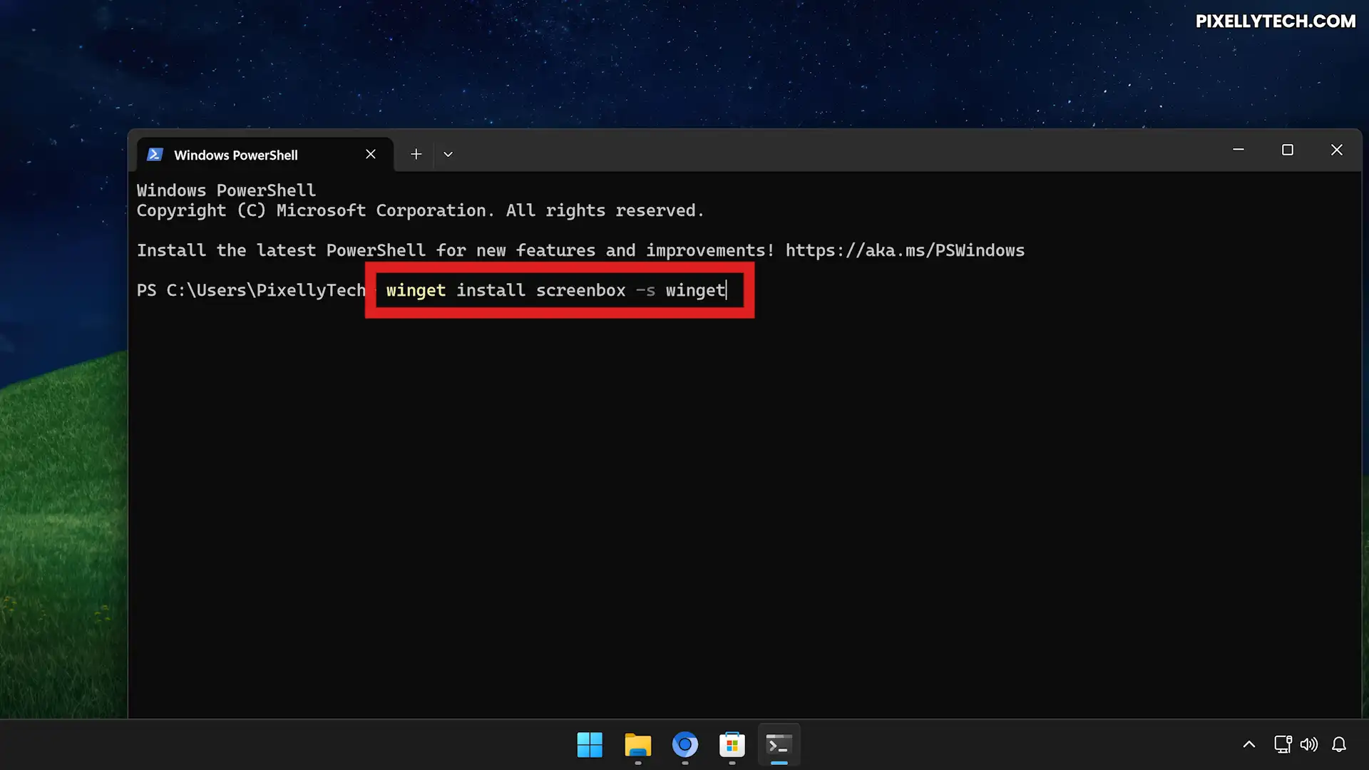 Install Screenbox With Winget