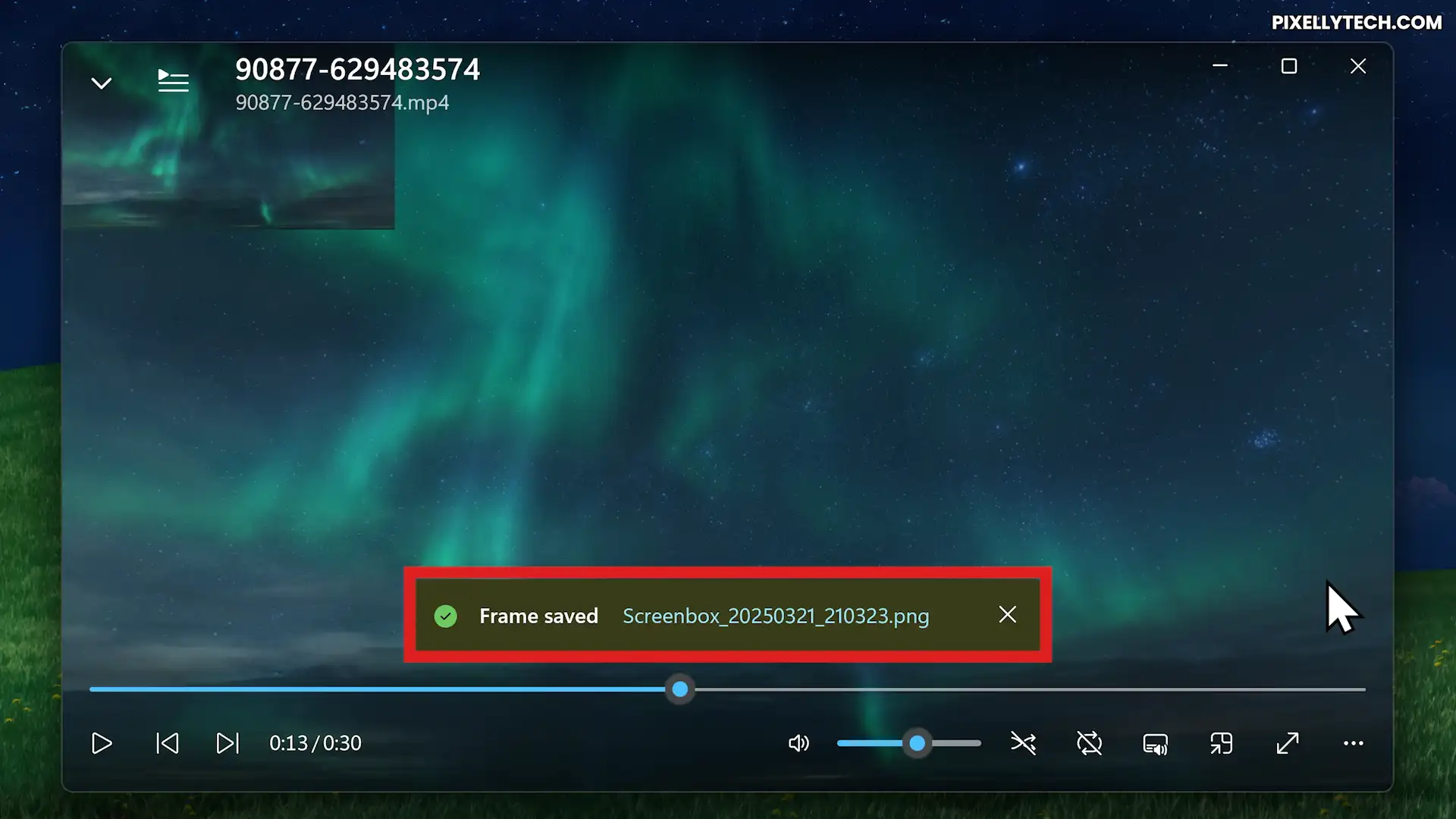Screenbox Open Saved Image
